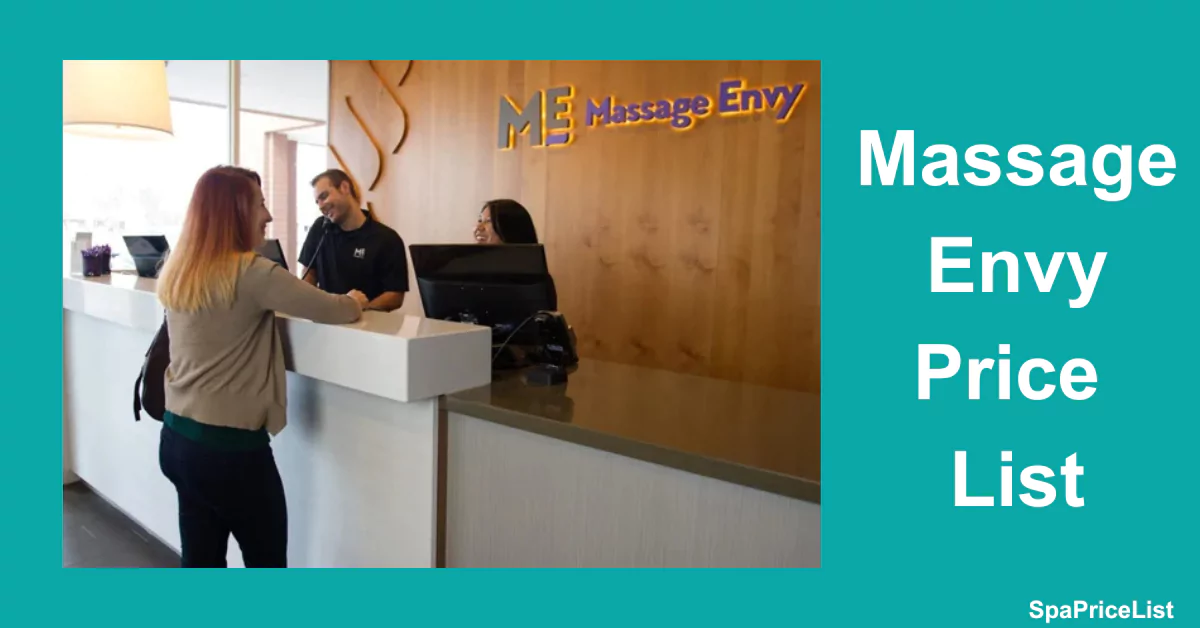 Massage Envy Price List
